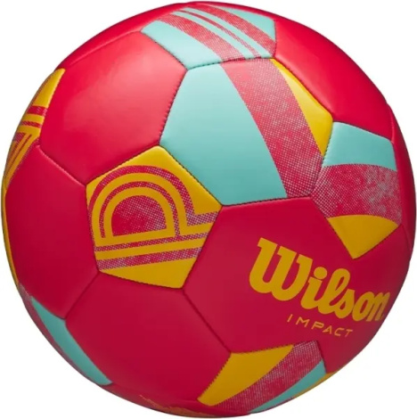 Футбольный мяч Wilson IMPACT SB красно-желто-бирюзовый Размер 5 WS3005002XB05