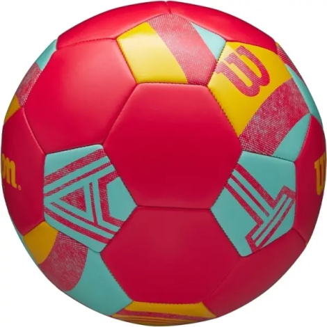 Футбольный мяч Wilson IMPACT SB красно-желто-бирюзовый Размер 5 WS3005002XB05