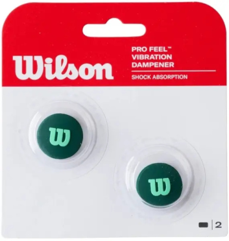 Виброгасители для ракеток Wilson PRO FEEL BLADE DAMPENERS темно-зелено-светло-зеленые (2 штуки) WR8452701001