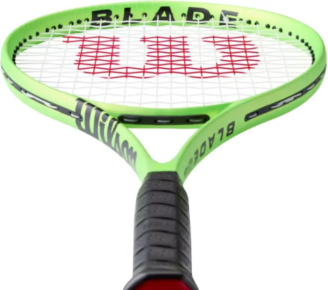 Ракетка для тенісу Wilson BLADE FEEL 105 RXT салатово-чорна WR197710