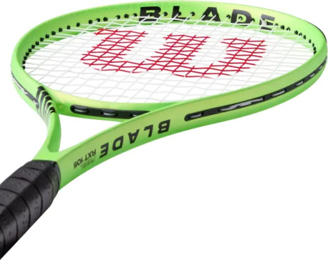 Ракетка для тенісу Wilson BLADE FEEL 105 RXT салатово-чорна WR197710