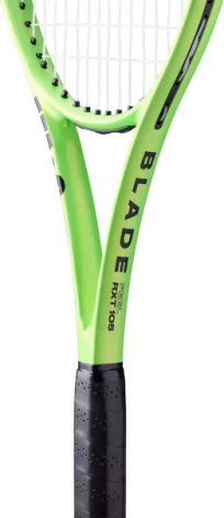 Ракетка для тенісу Wilson BLADE FEEL 105 RXT салатово-чорна WR197710