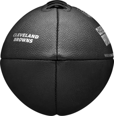 Мяч для американского футбола Wilson NFL TEAM METALLIC PREMIERE CL OF черный Размер 9 WF4015808XBOF