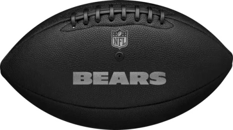 Мяч для американского футбола Wilson NFL TEAM METALLIC PREMIERE CH OF черный Размер 9 WF4015806XBOF