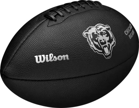 Мяч для американского футбола Wilson NFL TEAM METALLIC PREMIERE CH OF черный Размер 9 WF4015806XBOF