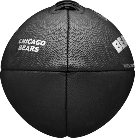 Мяч для американского футбола Wilson NFL TEAM METALLIC PREMIERE CH OF черный Размер 9 WF4015806XBOF