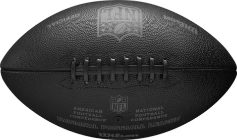 М'яч для американського футболу Wilson NFL 32 TEAM FOOTBALL чорний Розмір 9 WF4015701XBOF