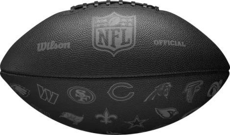 М'яч для американського футболу Wilson NFL 32 TEAM FOOTBALL чорний Розмір 9 WF4015701XBOF