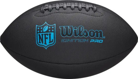 Мяч для американского футбола Wilson NFL IGNITION PRO ECO черно-голубой Размер 9 WF3011102XBOF