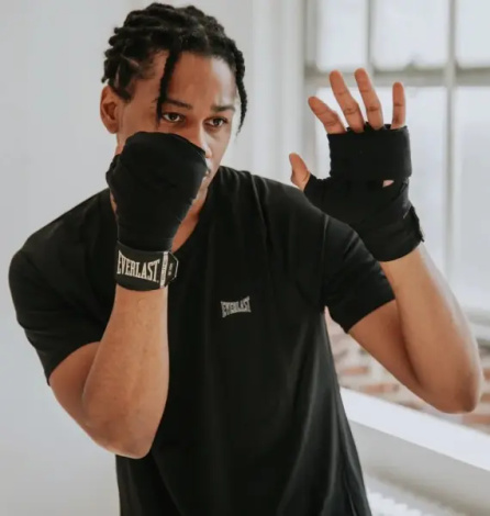 Бинти боксерські Everlast ELITE HANDWRAPS чорні (457,2 см) P00003323