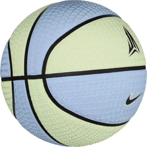 Баскетбольний м'яч Nike PLAYGROUND 8P J MORANT DEFLATED світло-зелено-блакитний Розмір 7 N.101.1053.703.07