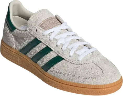 Кеды женские Adidas HANDBALL SPEZIAL бежево-темно-зеленые JS0242