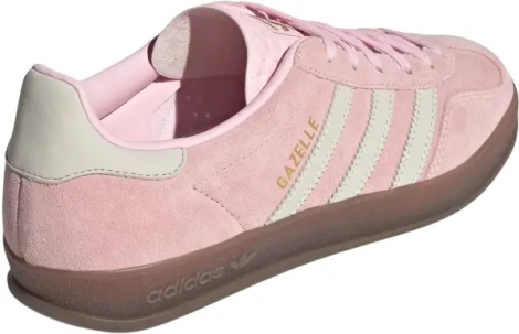 Кеды женские Adidas GAZELLE INDOOR светло-розово-белые JI2716