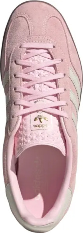 Кеды женские Adidas GAZELLE INDOOR светло-розово-белые JI2716