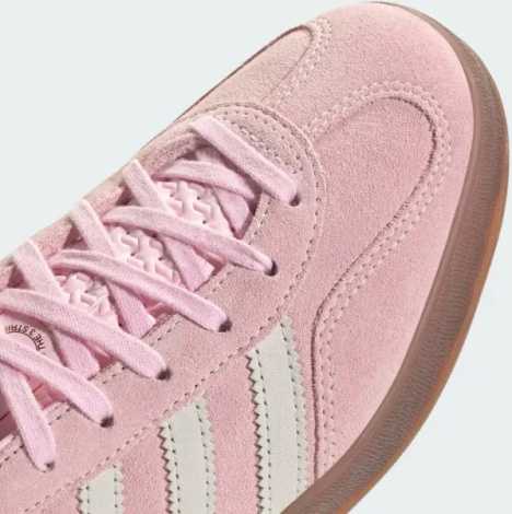 Кеды женские Adidas GAZELLE INDOOR светло-розово-белые JI2716