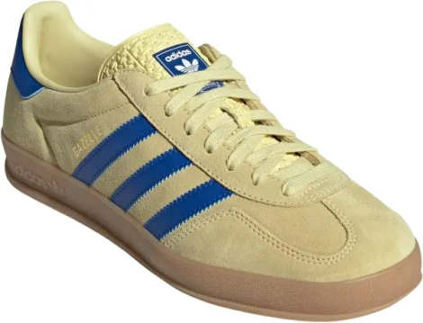 Кеды Adidas GAZELLE INDOOR желто-синие JH5406