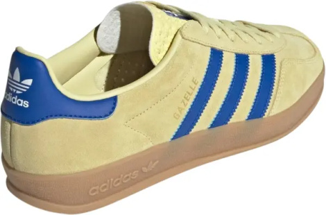 Кеды Adidas GAZELLE INDOOR желто-синие JH5406