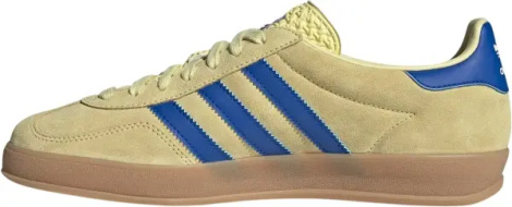 Кеды Adidas GAZELLE INDOOR желто-синие JH5406
