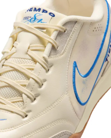 Футзалки (бампи) Nike TIEMPO STREETGATO PRM бежево-блакитні IO9951-149