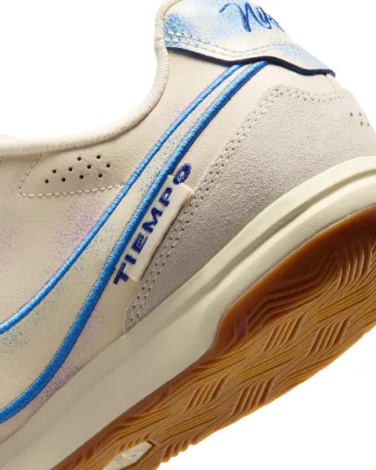 Футзалки (бампи) Nike TIEMPO STREETGATO PRM бежево-блакитні IO9951-149