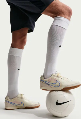Футзалки (бампи) Nike TIEMPO STREETGATO PRM бежево-блакитні IO9951-149