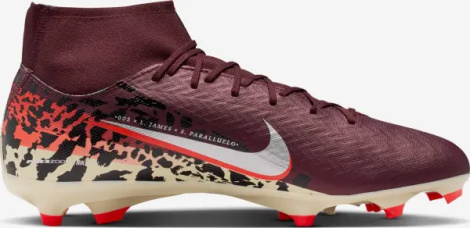 Бутси Nike UNITED MERCURIAL ZOOM SUPERFLY 10 ACADEMY FG/MG NU3 бордово-червоно-бежеві IO8441-661