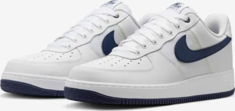 Кросівки Nike AIR FORCE 1 '07 LV8 біло-темно-сині IH4462-100
