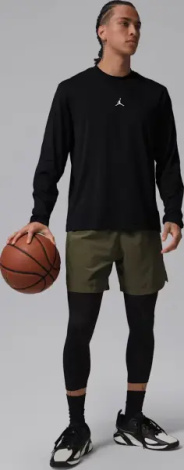 Лонгслив Nike JORDAN SPORT ESSENTIALS DRI-FIT черный IF0887-010