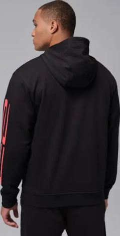 Худі Nike JORDAN SPORT CROSSOVER DRI-FIT FLEECE GRAPHIC чорно-червоне IF0851-010