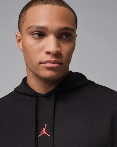 Худі Nike JORDAN SPORT CROSSOVER DRI-FIT FLEECE GRAPHIC чорно-червоне IF0851-010