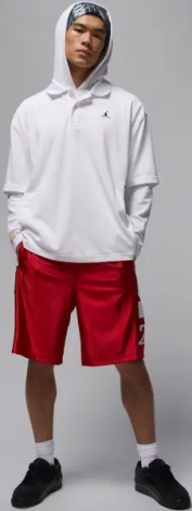 Поло Nike JORDAN BROOKLYN белое IB1041-100