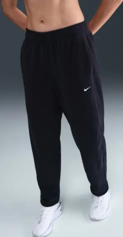 Спортивные штаны женские Nike ONE THERMA-FIT MID-RISE FLEECE черные HV3707-010