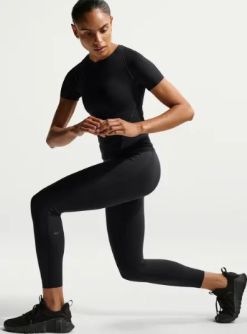 Лосини жіночі Nike DRI-FIT UNIVERSA HIGH-WAISTED 7/8 чорні HQ6813-010