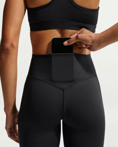 Лосини жіночі Nike DRI-FIT UNIVERSA HIGH-WAISTED 7/8 чорні HQ6813-010