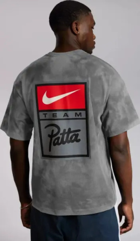 Футболка Nike NRG PATTA WASH серая HQ3907-048