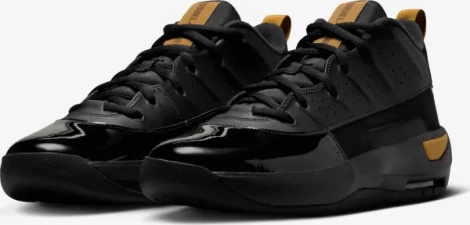 Кроссовки Nike JORDAN MAX AURA 7 черно-золотые HQ2091-007