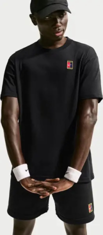 Футболка для тенісу Nike COURT MAX90 чорна HJ3362-010