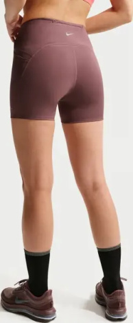 Шорти для бігу жіночі Nike DRI-FIT SWIFT HIGH-WAISTED 4" TIGHT коричневі HJ2258-502