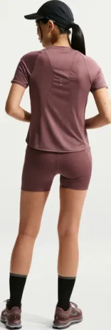 Шорти для бігу жіночі Nike DRI-FIT SWIFT HIGH-WAISTED 4" TIGHT коричневі HJ2258-502