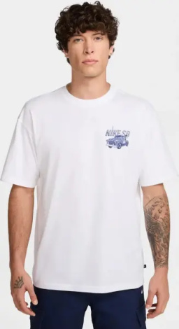 Футболка Nike SB MAX90 SKATE TOW біло-синя HJ0820-100