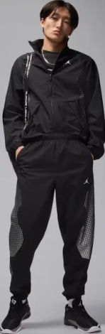 Спортивні штани Nike JORDAN SPORT JAM WARM-UP чорно-срібні HF9890-011