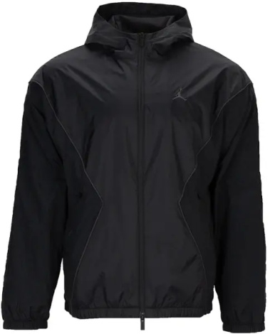 Ветровка Nike JORDAN BROOKLYN HOODED DRAFT черная HF9333-010