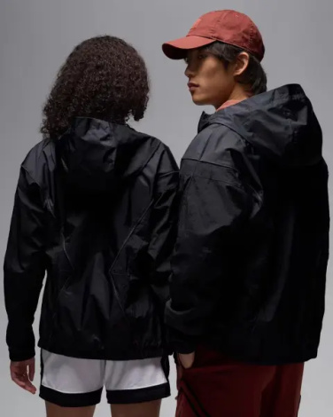 Ветровка Nike JORDAN BROOKLYN HOODED DRAFT черная HF9333-010