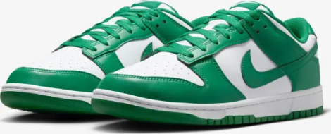 Кросівки Nike DUNK LOW RETRO зелено-білі HF5441-101