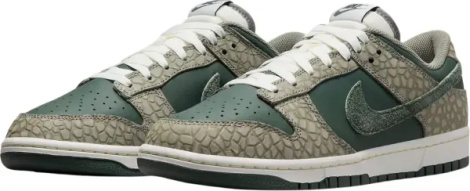 Кросівки Nike DUNK LOW PREMIUM оливково-темно-зелені HF4878-053