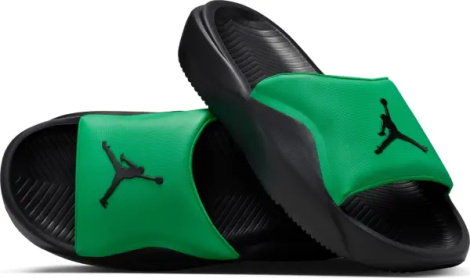 Шльопанці Nike JORDAN FRANCHISE чорно-зелені HF3263-301