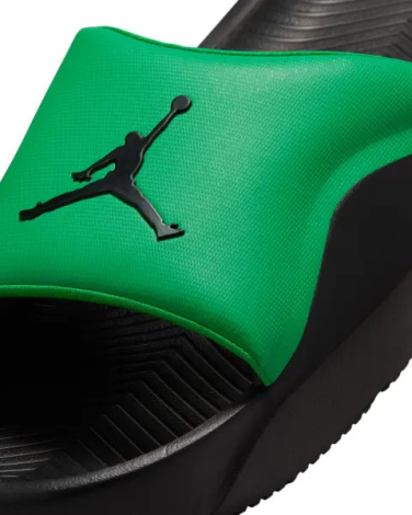 Шльопанці Nike JORDAN FRANCHISE чорно-зелені HF3263-301