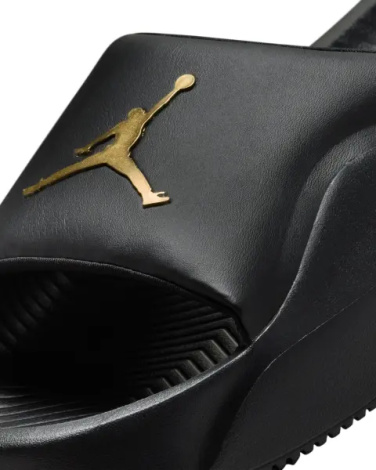 Шльопанці Nike JORDAN FRANCHISE чорно-золоті HF3263-007