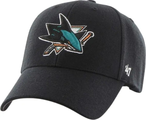 Кепка 47 Brand SAN JOSE SHARKS чорно-сіра H-MVP22WBV-BK