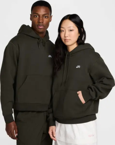 Худи Nike SB FLEECE SKATE темно-зеленое FV7351-355